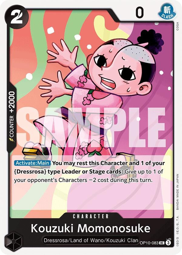Image for Kouzuki Momonosuke (083) (OP10-083) (OP10) - One Piece Card Game