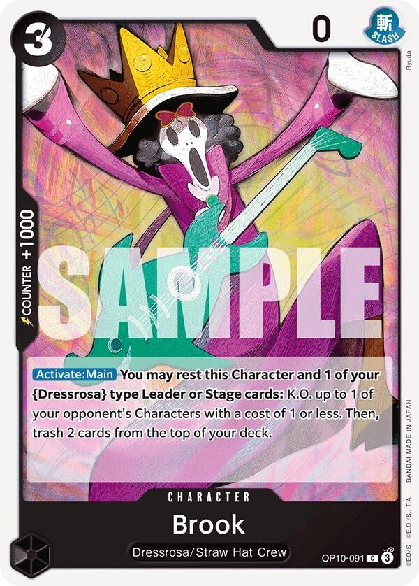 Image for Brook (091) (OP10-091) (OP10) - One Piece Card Game