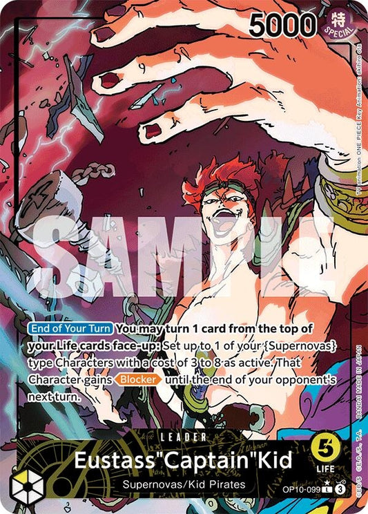 Image for Eustass"Captain"Kid (099) (Parallel) (OP10-099) (OP10) - One Piece Card Game