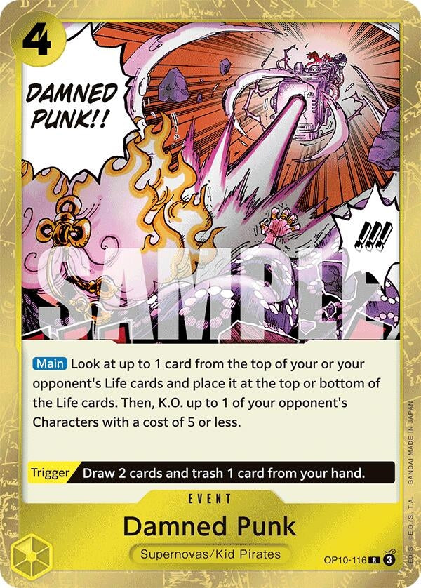 Image for Damned Punk (OP10-116) (OP10) - One Piece Card Game