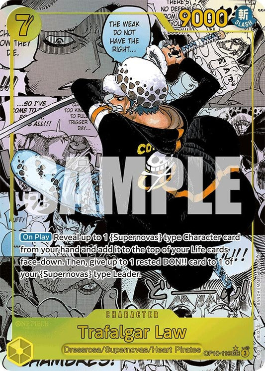 Image for Trafalgar Law (119) (Manga) (OP10-119) (OP10) - One Piece Card Game