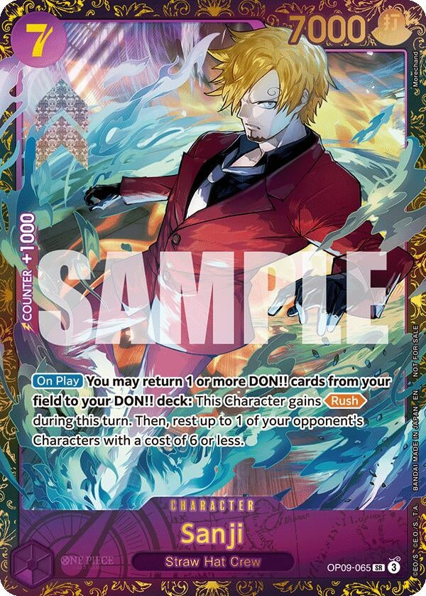 Image for Sanji (Championship 25-26 Regionals Season 1) (OP09-065) (OP-PR) - One Piece Card Game