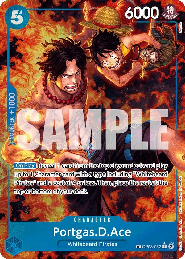 Image for Portgas.D.Ace (TR) (OP08-052) (OP10) - One Piece Card Game