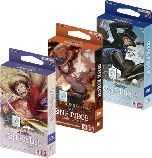 Image for Special DON!! Set Vol. 1-3 [Set of 3] - One Piece Card Game