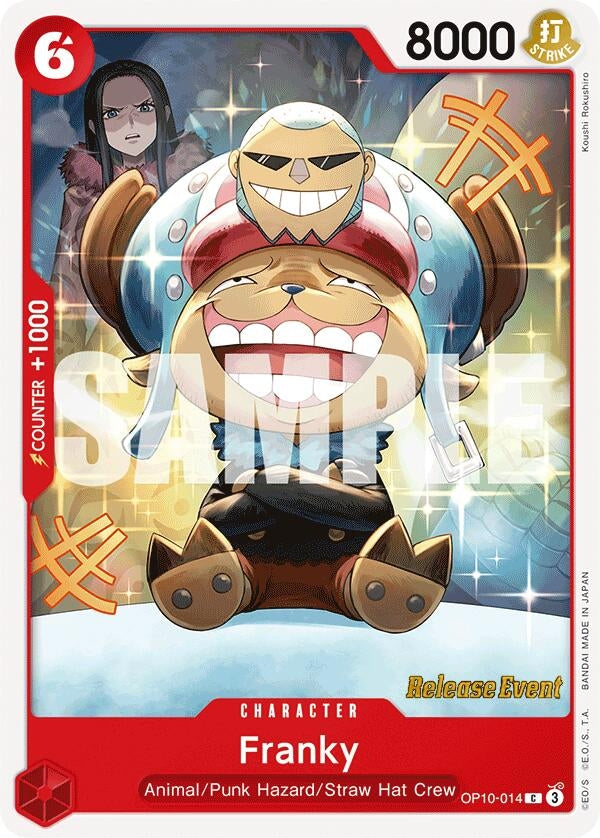 Image for Franky (014) (OP10-014) (OP10 RE) - One Piece Card Game