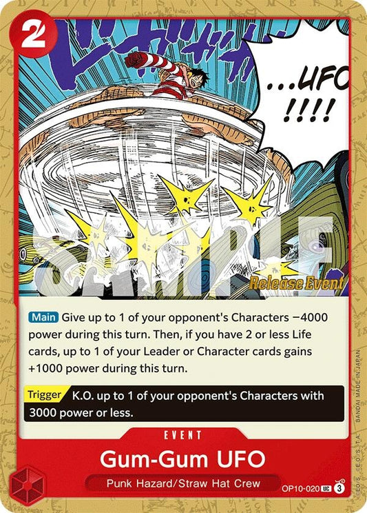 Image for Gum-Gum UFO (OP10-020) (OP10 RE) - One Piece Card Game