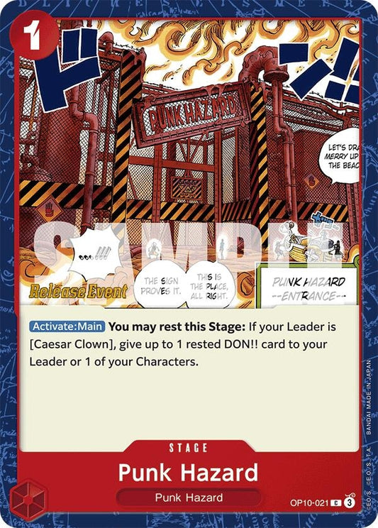Image for Punk Hazard (OP10-021) (OP10 RE) - One Piece Card Game