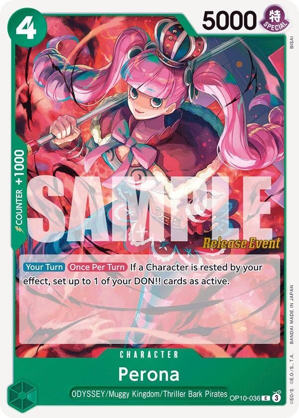 Image for Perona (036) (OP10-036) (OP10 RE) - One Piece Card Game