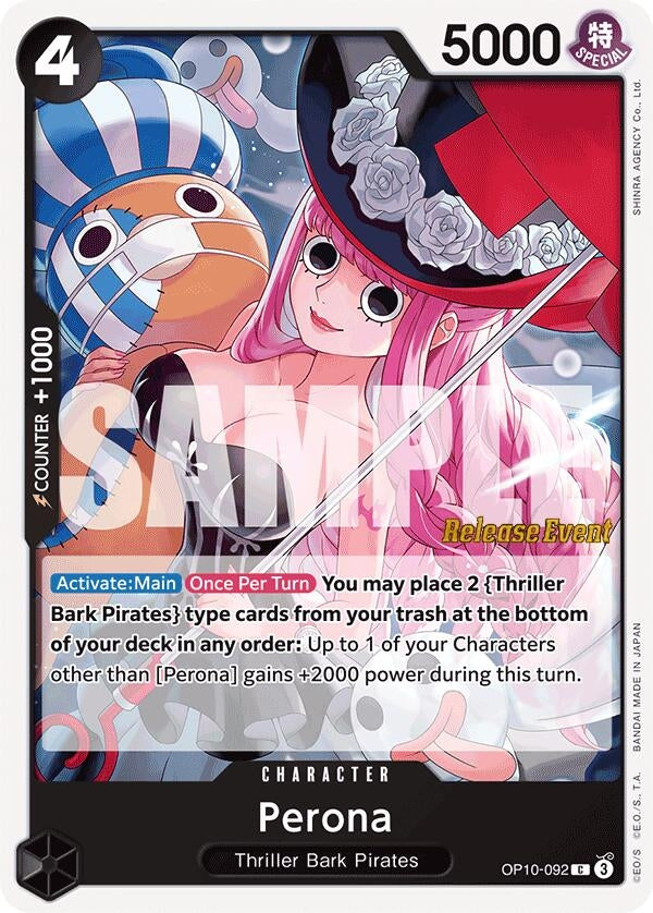 Image for Perona (092) (OP10-092) (OP10 RE) - One Piece Card Game