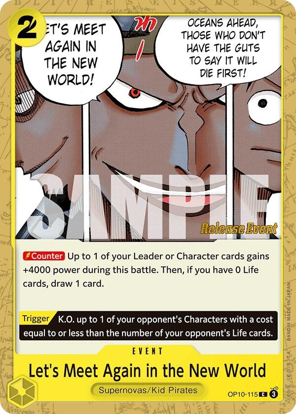 Image for Let's Meet Again in the New World (OP10-115) (OP10 RE) - One Piece Card Game
