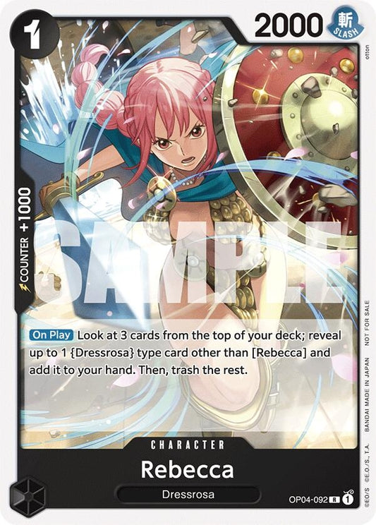 Image for Rebecca (Tournament Pack 2025 Vol. 2) (OP04-092) (OP-PR) - One Piece Card Game