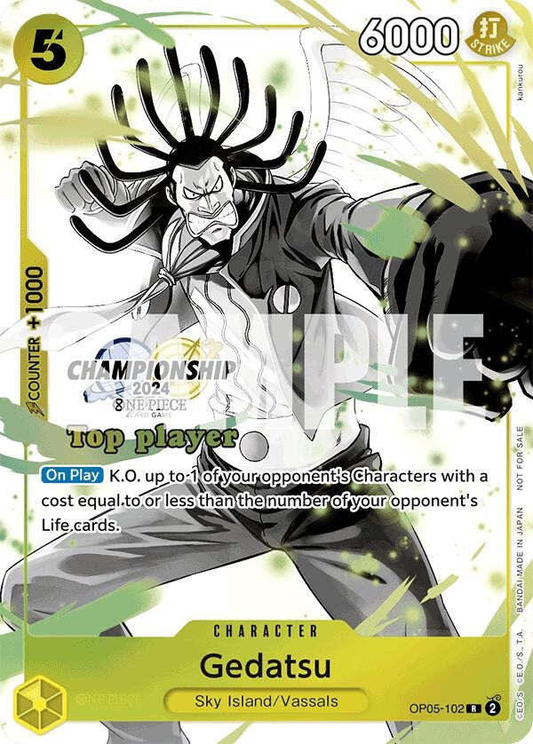 Image for Gedatsu (Championship 2024 Top Player Pack Vol. 2) (OP05-102) (OP-PR) - One Piece Card Game