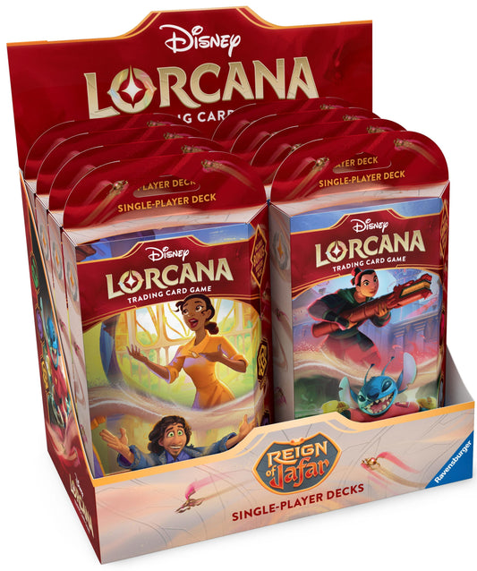Image for Disney Lorcana: Reign of Jafar Starter Deck Display - Disney Lorcana