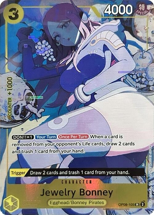 Image for Jewelry Bonney (Illustration Box EX) (OP08-105) (OP-PR) - One Piece Card Game