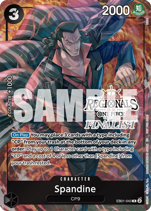 Image for Spandine (Regional Finalist Card Set 2025 Vol.1) (EB01-043) (OP-PR) - One Piece Card Game