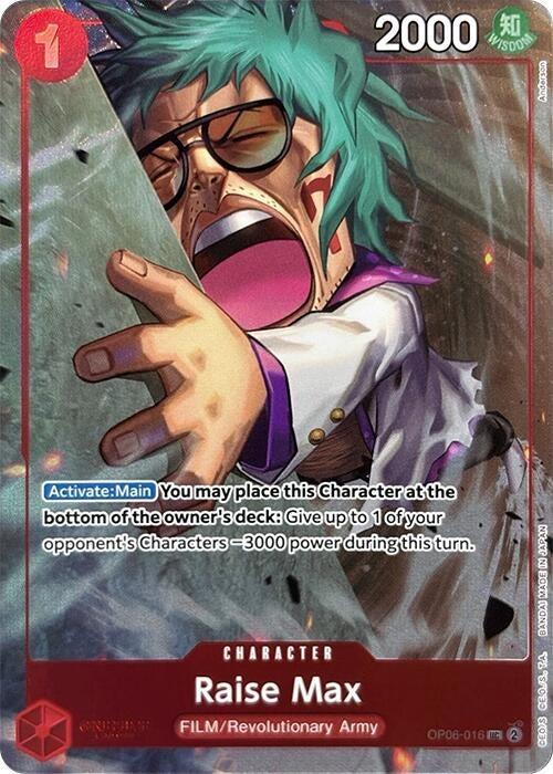 Image for Raise Max (Premium Card Collection -Best Selection Vol. 3-) (OP06-016) (OP-PR) - One Piece Card Game