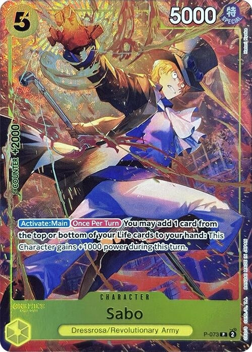 Image for Sabo (Premium Card Collection -Best Selection Vol. 3-) (P-073) (OP-PR) - One Piece Card Game