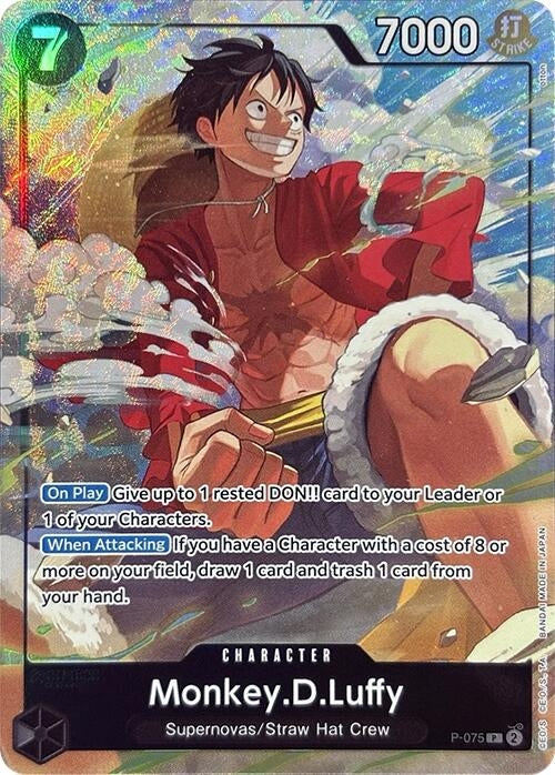 Image for Monkey.D.Luffy (Premium Card Collection -Best Selection Vol. 3-) (P-075) (OP-PR) - One Piece Card Game