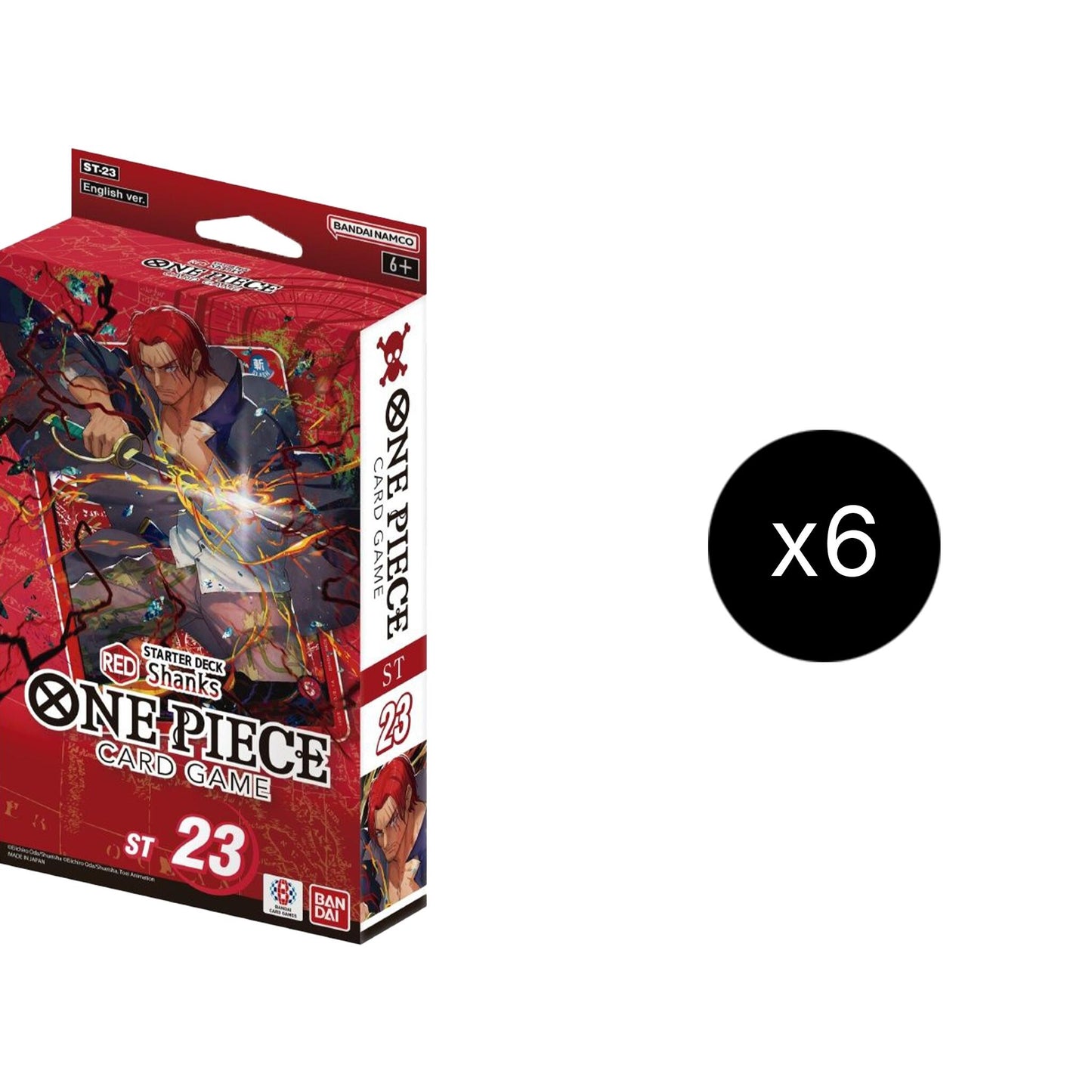 Image for Starter Deck 23: RED Shanks Display - One Piece Card Game