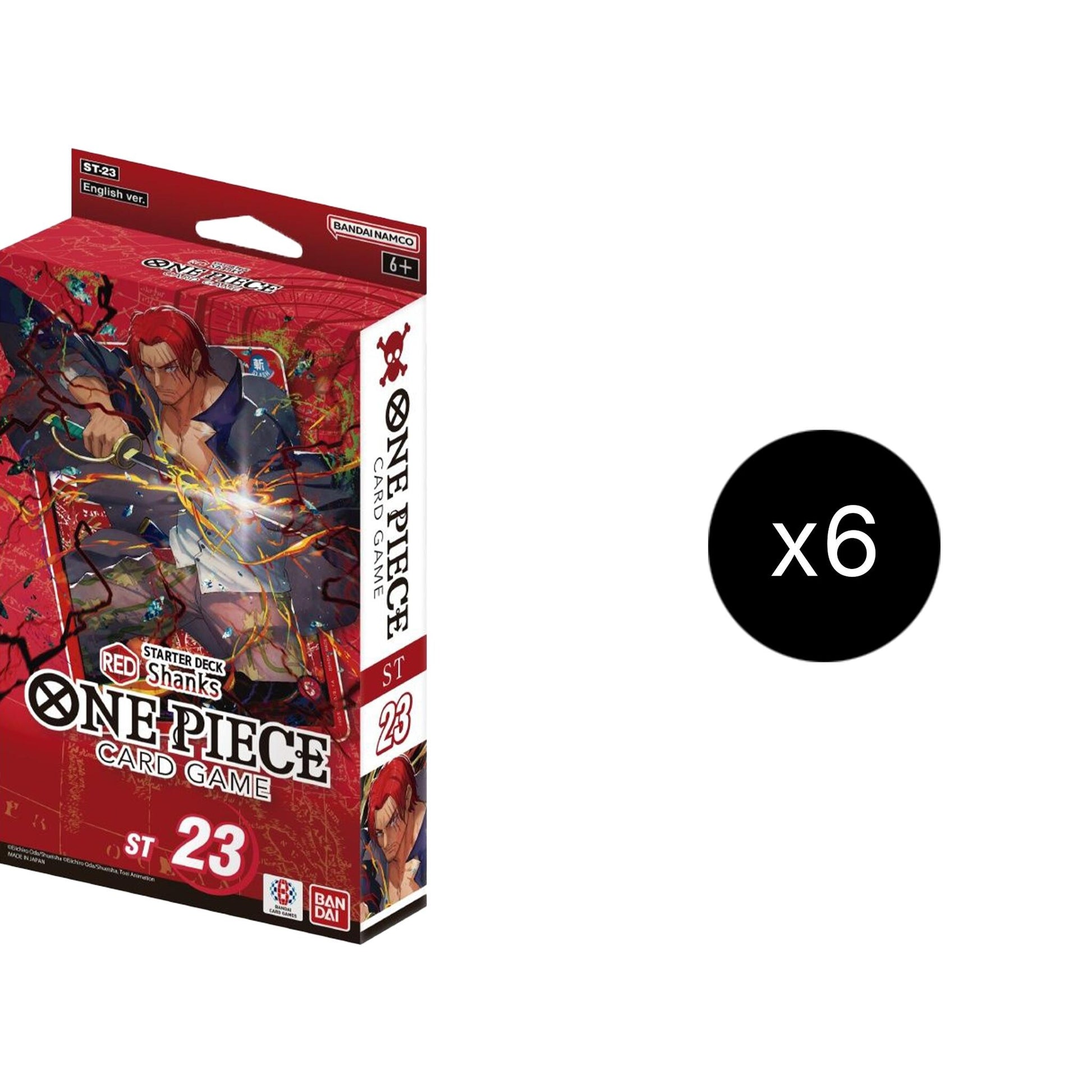 Image for Starter Deck 23: RED Shanks Display - One Piece Card Game