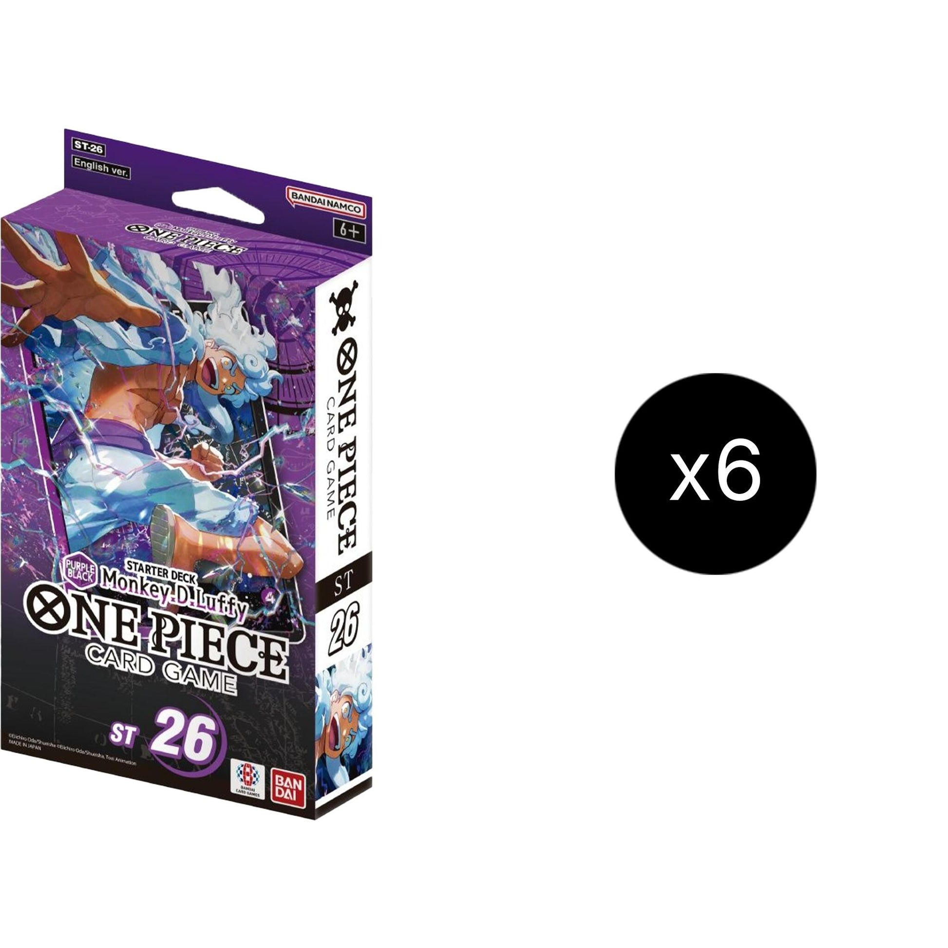 Image for Starter Deck 26: PURPLE/BLACK Monkey.D.Luffy Display - One Piece Card Game