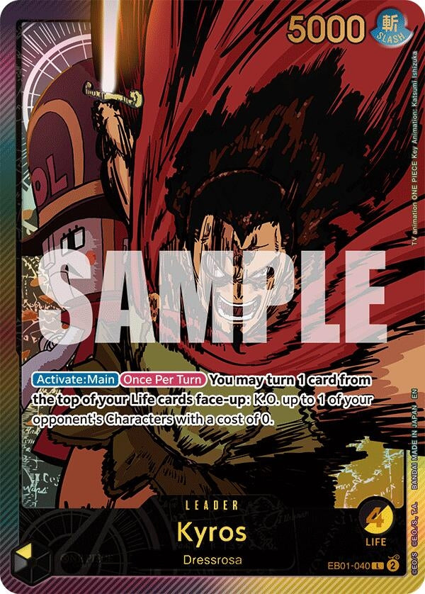 Image for Kyros (SP) (EB01-040) (EB-02) - One Piece Card Game