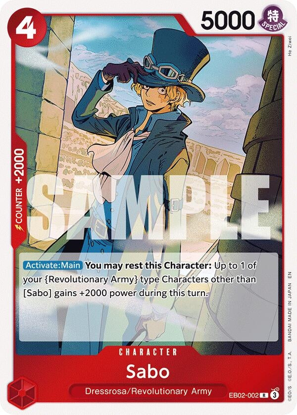 Image for Sabo (EB02-002) (EB-02) - One Piece Card Game