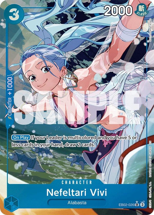 Image for Nefeltari Vivi (Alternate Art) (EB02-026) (EB-02) - One Piece Card Game