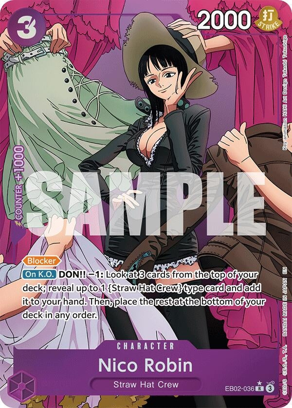Image for Nico Robin (Alternate Art) (EB02-036) (EB-02) - One Piece Card Game