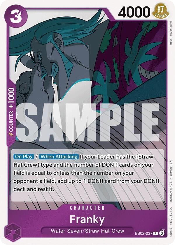 Image for Franky (EB02-037) (EB-02) - One Piece Card Game