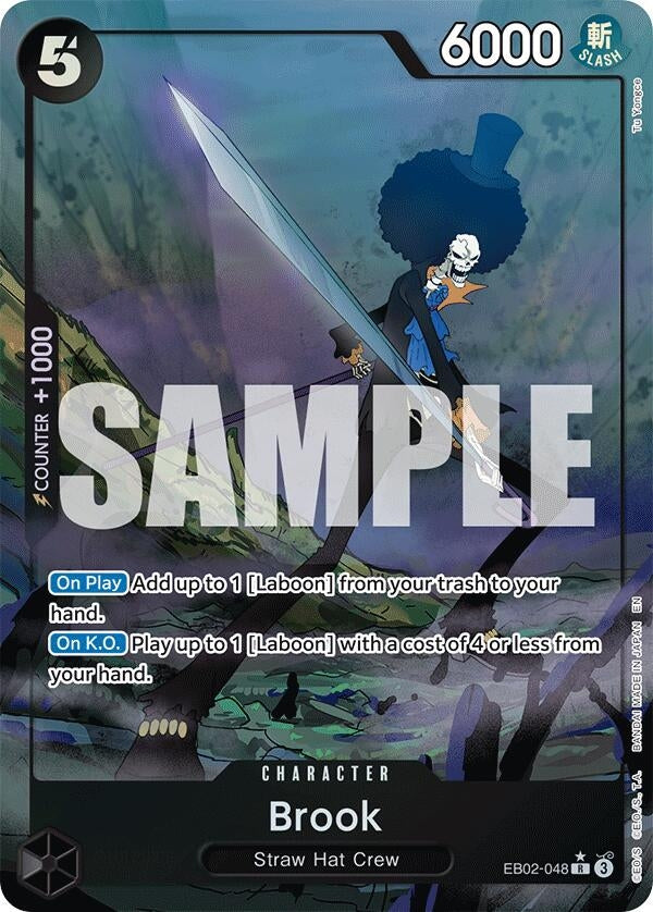 Image for Brook (Alternate Art) (EB02-048) (EB-02) - One Piece Card Game