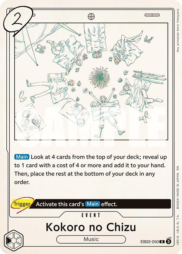 Image for Kokoro no Chizu (EB02-050) (EB-02) - One Piece Card Game