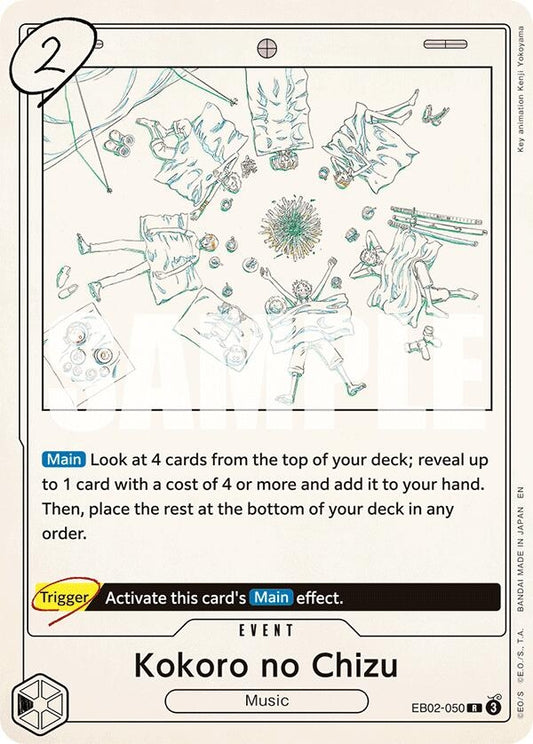 Image for Kokoro no Chizu (EB02-050) (EB-02) - One Piece Card Game