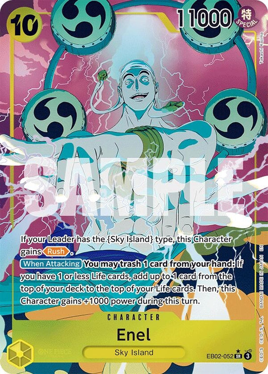 Image for Enel (Alternate Art) (EB02-052) (EB-02) - One Piece Card Game