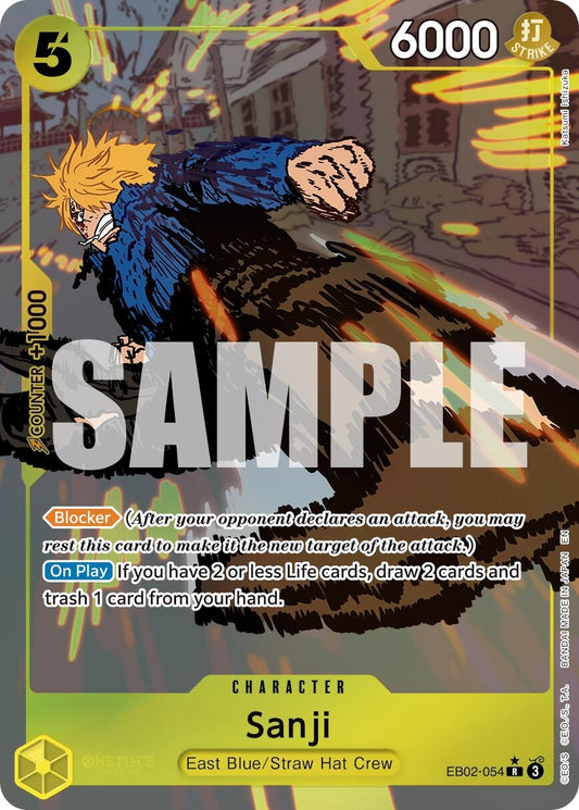 Image for Sanji (Alternate Art) (EB02-054) (EB-02) - One Piece Card Game