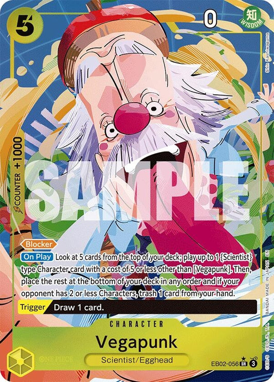 Image for Vegapunk (Alternate Art) (EB02-056) (EB-02) - One Piece Card Game