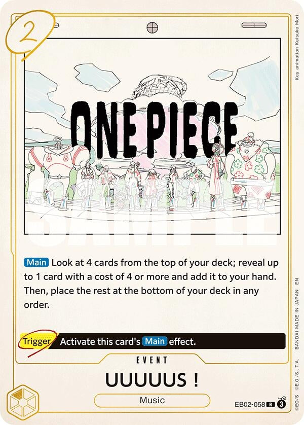 Image for UUUUUS! (EB02-058) (EB-02) - One Piece Card Game