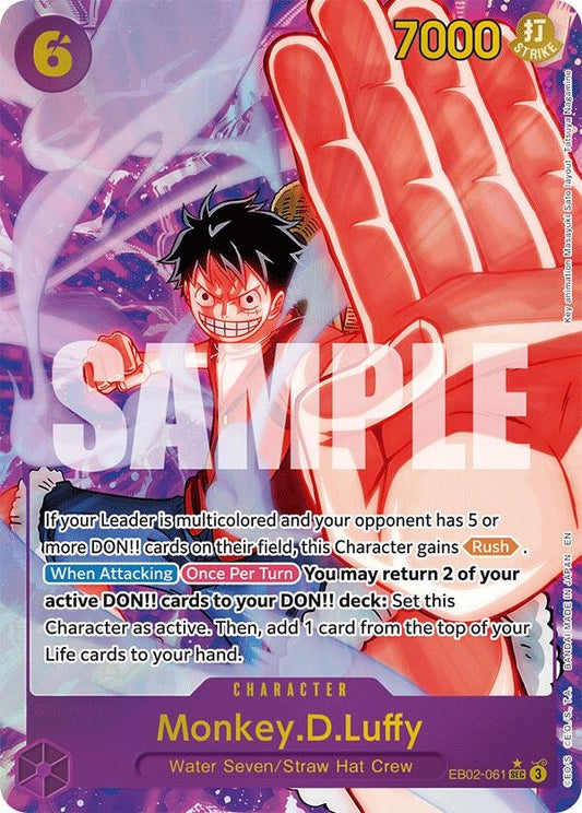 Image for Monkey.D.Luffy (061) (Alternate Art) (EB02-061) (EB-02) - One Piece Card Game
