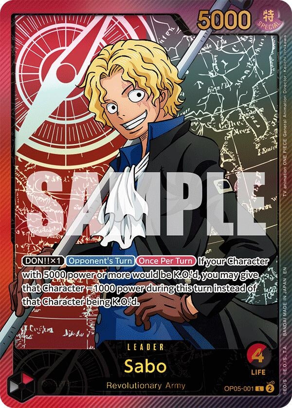 Image for Sabo (SP) (OP05-001) (EB-02) - One Piece Card Game
