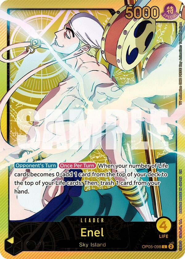 Image for Enel (SP) (OP05-098) (EB-02) - One Piece Card Game