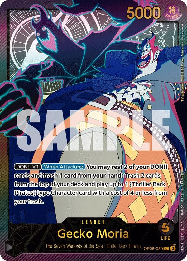 Image for Gecko Moria (SP) (OP06-080) (EB-02) - One Piece Card Game
