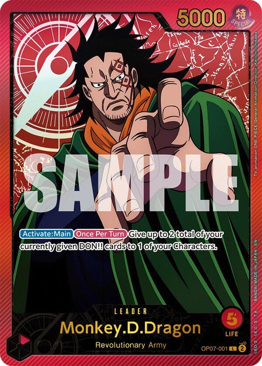 Image for Monkey.D.Dragon (SP) (OP07-001) (EB-02) - One Piece Card Game