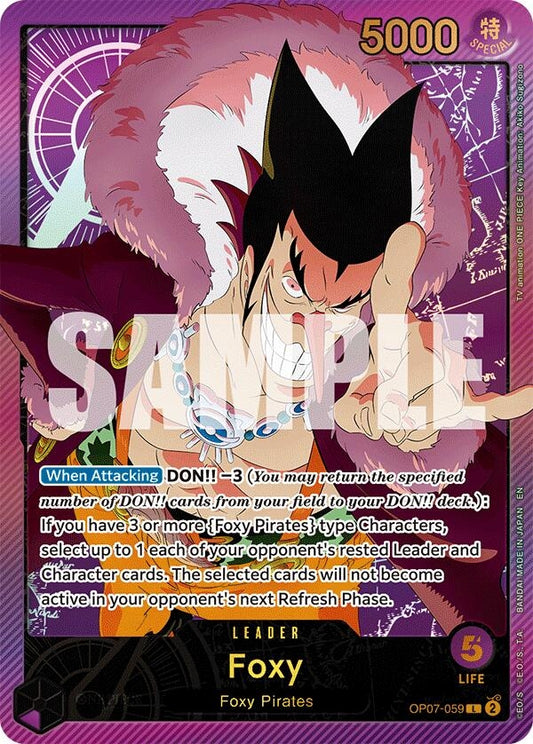 Image for Foxy (SP) (OP07-059) (EB-02) - One Piece Card Game
