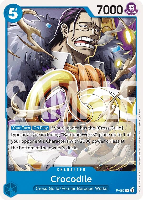 Image for Crocodile (Store 2-on-2 Battle 2025) (P-082) (OP-PR) - One Piece Card Game