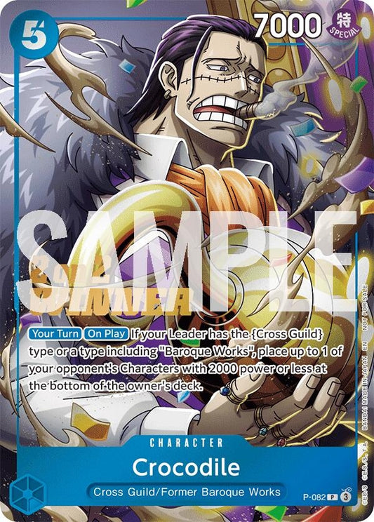 Image for Crocodile (Store 2-on-2 Battle 2025 Winner) (P-082) (OP-PR) - One Piece Card Game