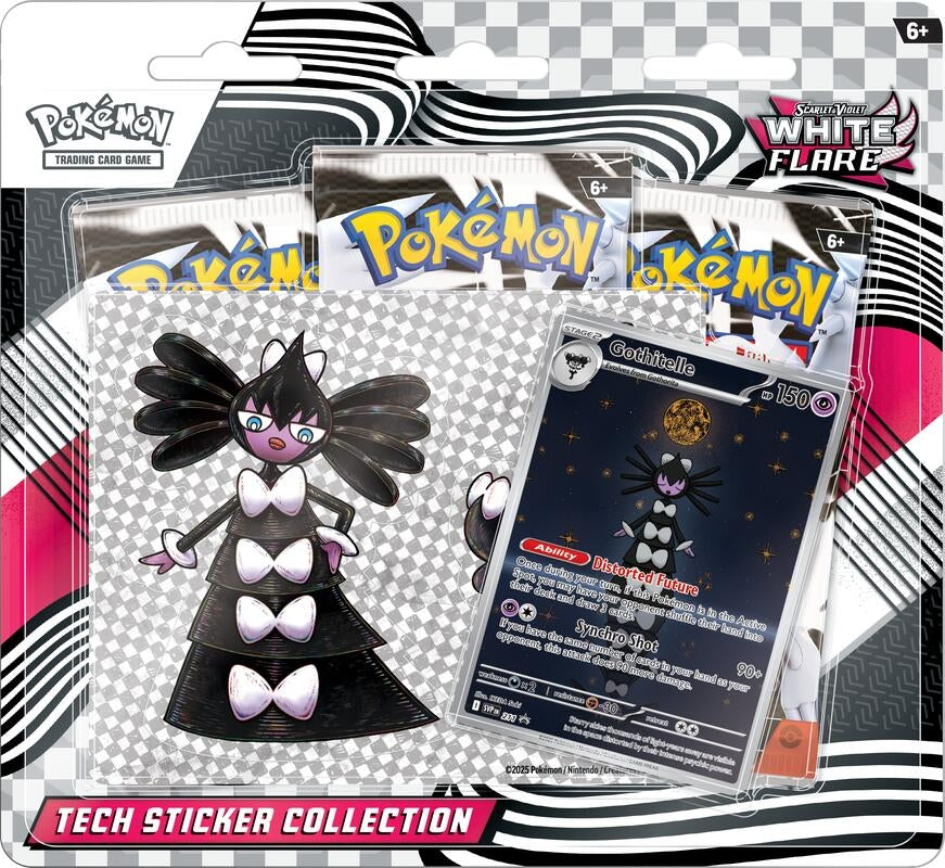 Image for White Flare Tech Sticker Collection - Pokemon