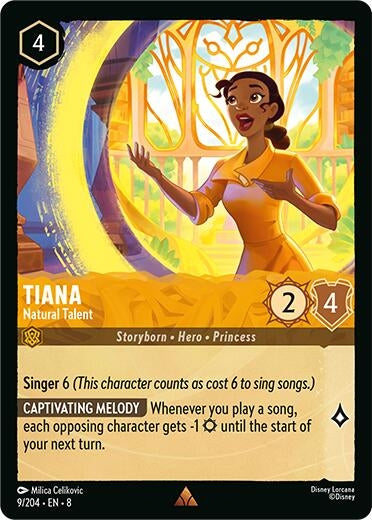 Image for Tiana - Natural Talent (9/204) (8) - Disney Lorcana