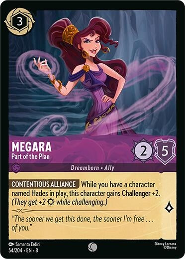Image for Megara - Part of the Plan (54/204) (8) - Disney Lorcana