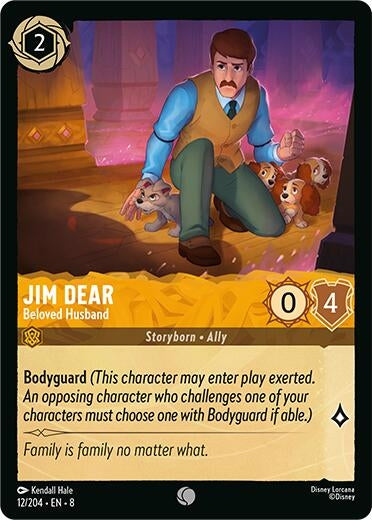 Image for Jim Dear - Beloved Husband (12/204) (8) - Disney Lorcana