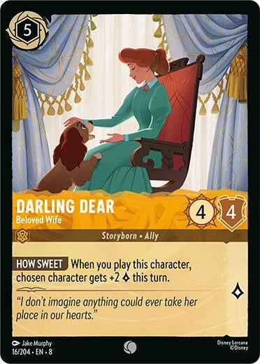 Image for Darling Dear - Beloved Wife (16/204) (8) - Disney Lorcana